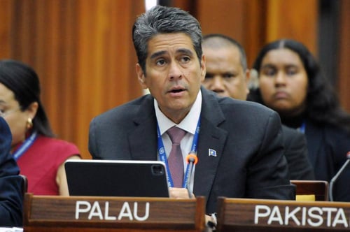Surangel Whipps Jr., President of Palau - ISA-29 Assembly - 29Jul2024 - Photo